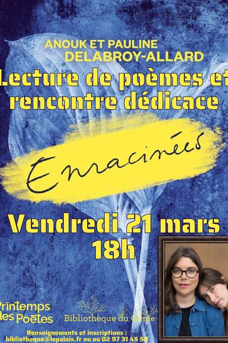 Printemps des poètes : Lecture par Anouk et Pauline Delabroy-Allard
