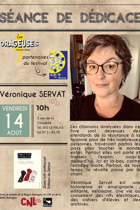 Séance de dédicace : Véronique Servat