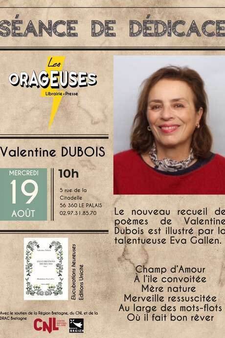 Séance de dédicace : Valentine Dubois