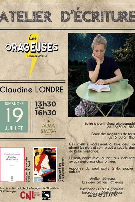 Atelier d'écriture avec Claudine Londre