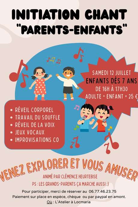 Initiation chant "Parents-enfants" Initiation chant "Parents-enfants"