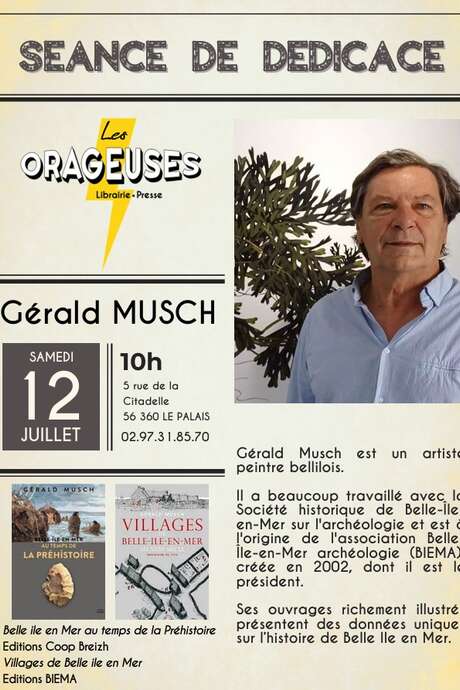 Séance de dédicace : Gérald Musch