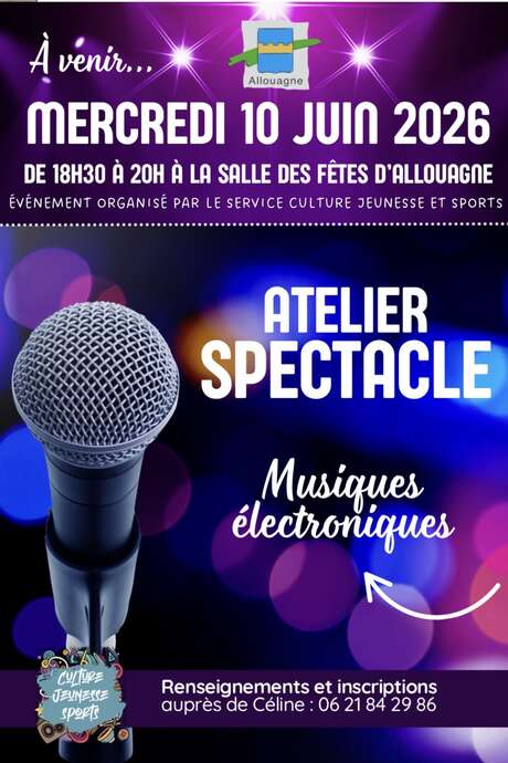 Atelier spectacle "Musiques électroniques"