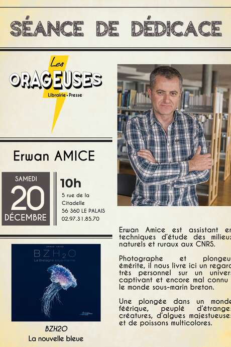 Séance de dédicace : Erwan Amice