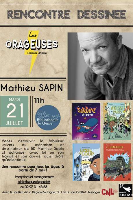 Rencontre dessinée : Mathieu Sapin