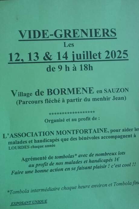 Vide grenier