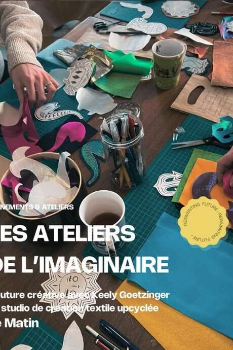 Les Ateliers de l'imaginaire-Couture créative : Création d'une broche avec Keely