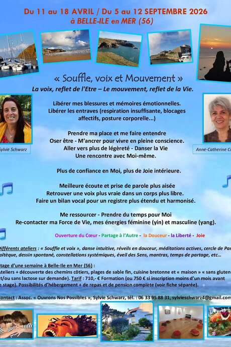 Stage : "Souffle, Voix et Mouvement"