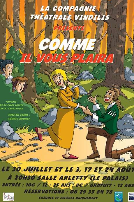 Théâtre : "Comme il vous plaira"