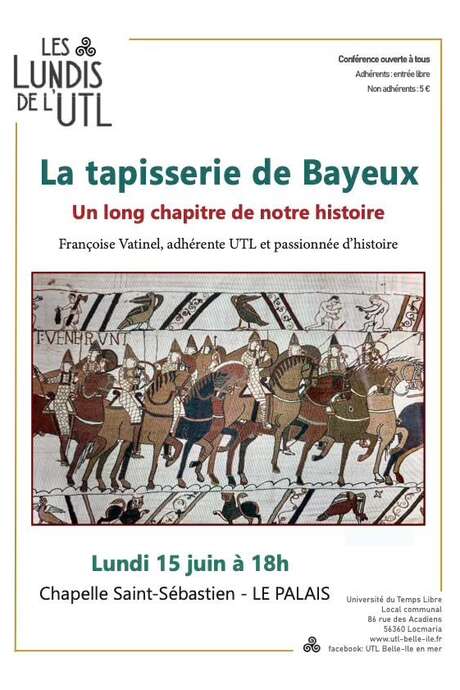 Conférence : La tapisserie de BAYEUX, un long chapitre de notre histoire