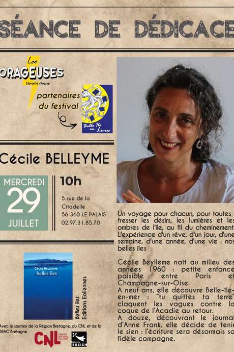 Séance de dédicace : Cécile Belleyme