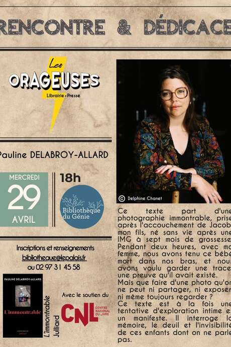 Rencontre & dédicace : Pauline Delabroy-Allard