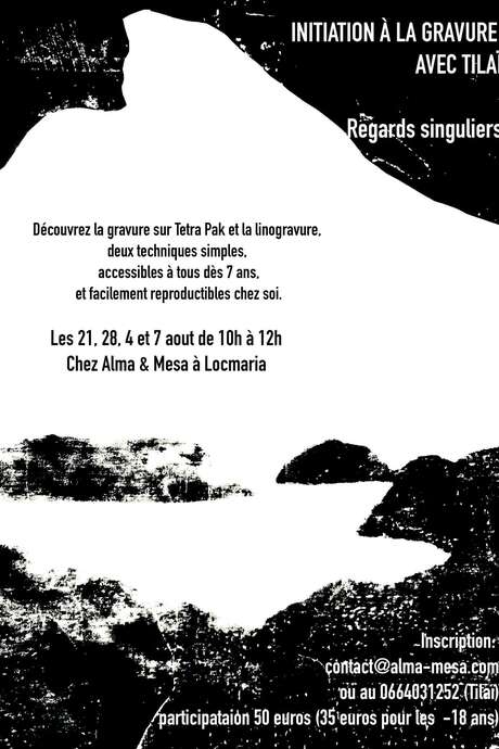 Initiation à la gravure avec Tilai : "Regards singuliers"
