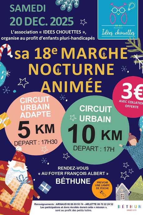 Marche nocturne animée