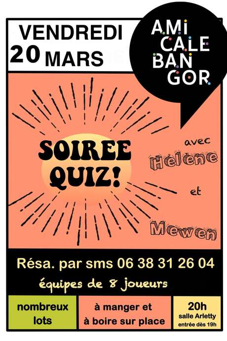 Soirée Quiz ! avec Hélène et Mewen