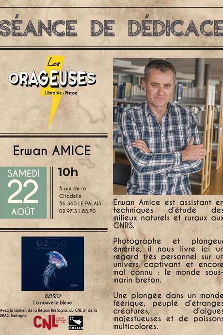 Séance de dédicace : Erwan Amice