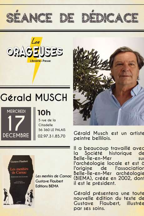 Séance de dédicace : Gérald Musch