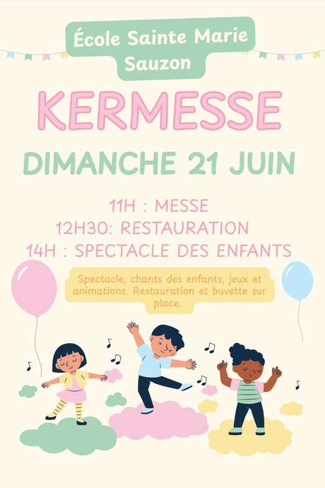 Kermesse de l'école Sainte Marie