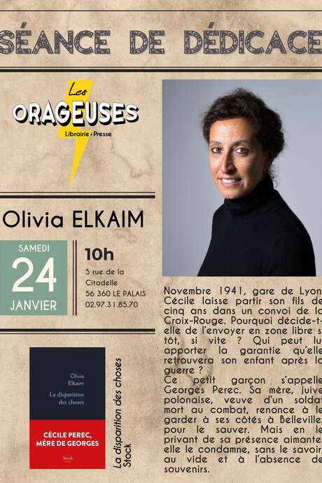 Séance de dédicace : Olivia Elkaim