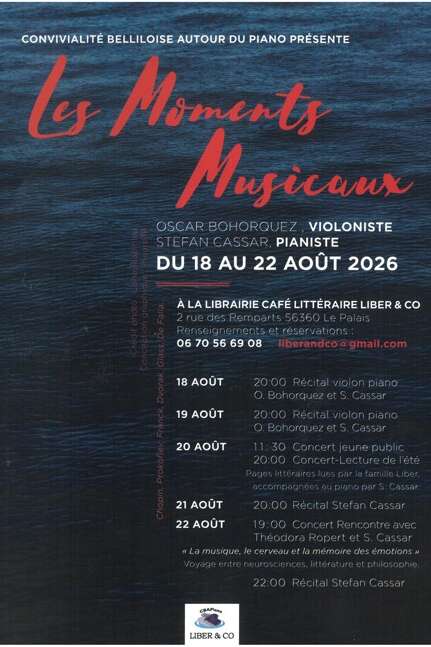 Les Moments Musicaux : Récital violon piano
