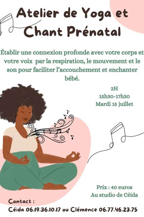 Atelier de Yoga et chant prénatal