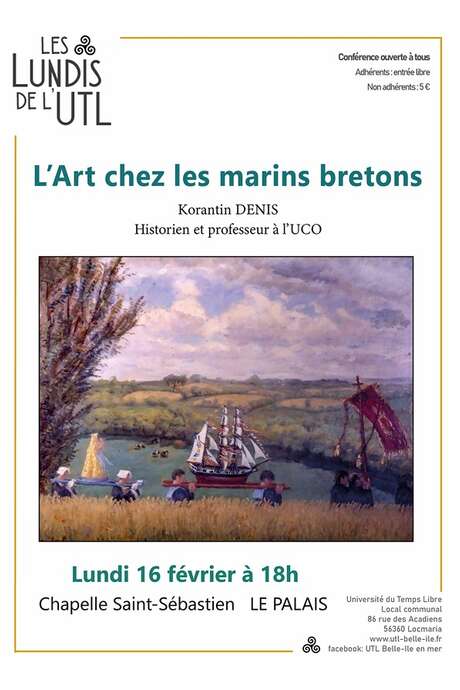 Conférence : Art populaire breton: les marins laboureurs de la mer et rouleurs d'océan.