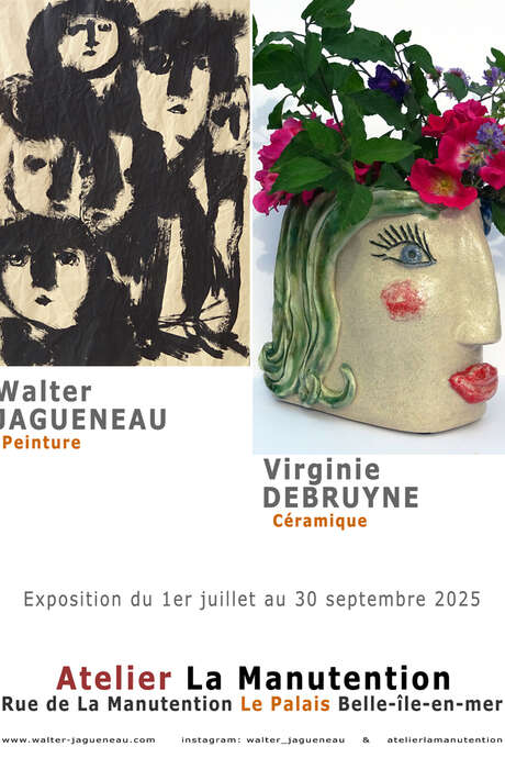 Exposition : Walter Jagueneau - Virginie Debruyne