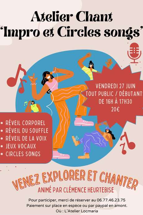 Atelier chant "Impro et Circles songs"