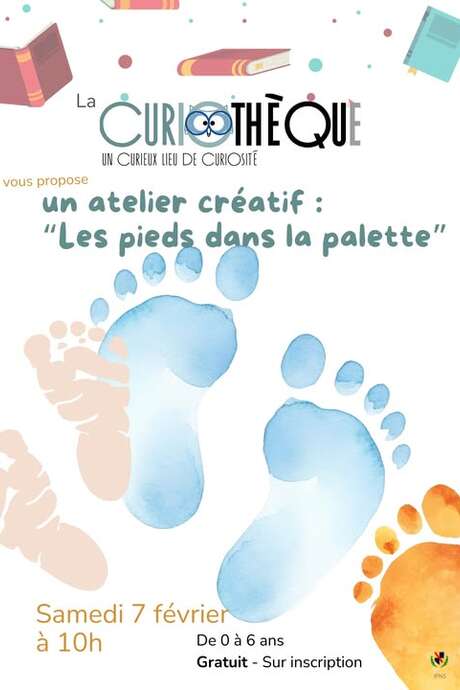 Atelier créatif "Les pieds dans la palette"