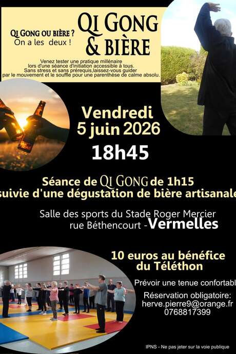 Sance de QI Gong et Bière