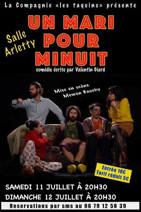 Théâtre : Un mari pour minuit