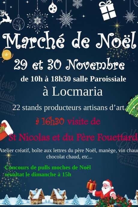 Marché de Noel à Locmaria