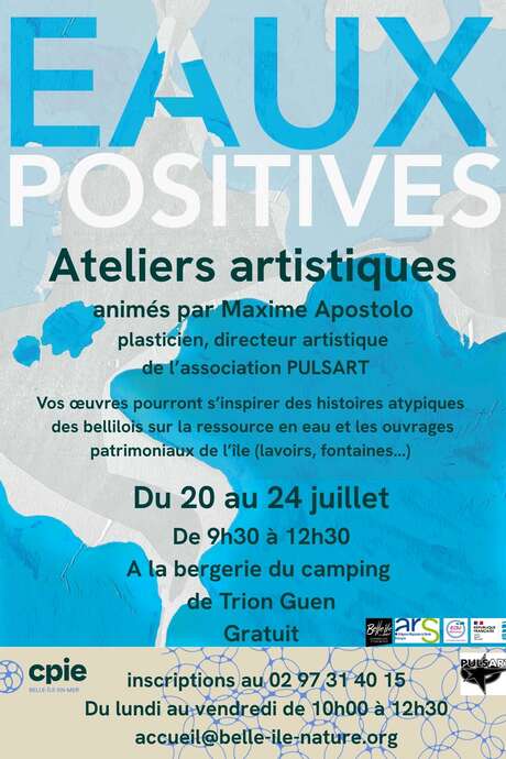 Ateliers artistiques "Eaux positives"