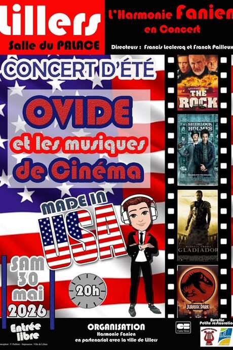 Concert "Ovide les Musiques de film Made in USA"