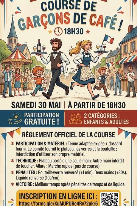 Course de garçons de café