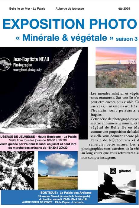 Exposition "Minérale et Végétale" Saison 3