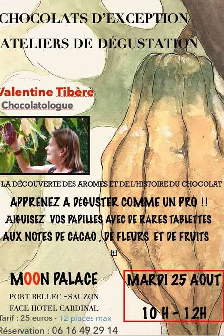 Atelier dégustation : chocolats d'exception