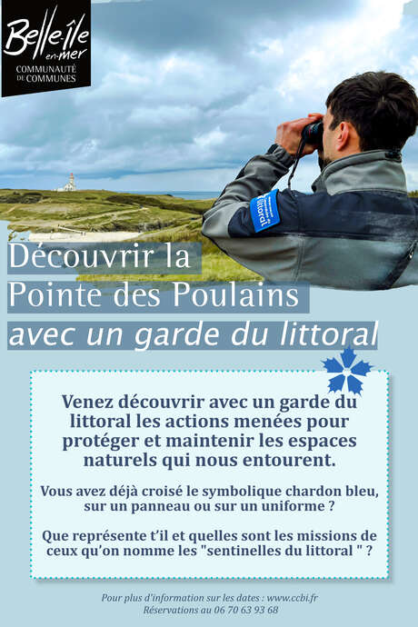 Découvrir la Pointe des Poulains avec un garde du littoral