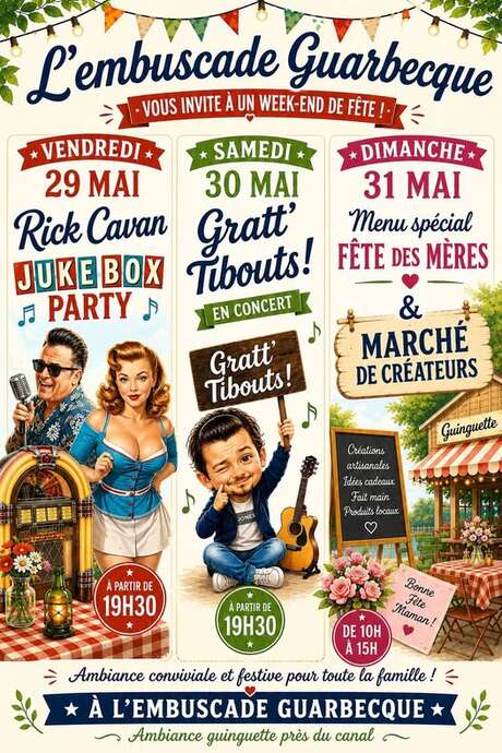 Week-end de fête à l'Embuscade