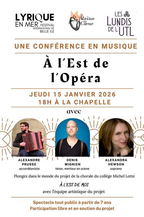 Conférence en musique : "A l'Est de l'Opéra"