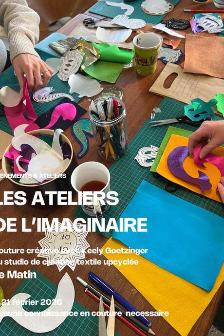 Les Ateliers de l'imaginaire : couture créative avec Keely