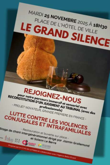 Semaine de sensibilisation : Lutte contre les violences conjugales et intrafamiliales : "Le Grand Silence" Semaine de sensibilisation : Lutte contre les violences conjugales et intrafamiliales : "Le Grand Silence"
