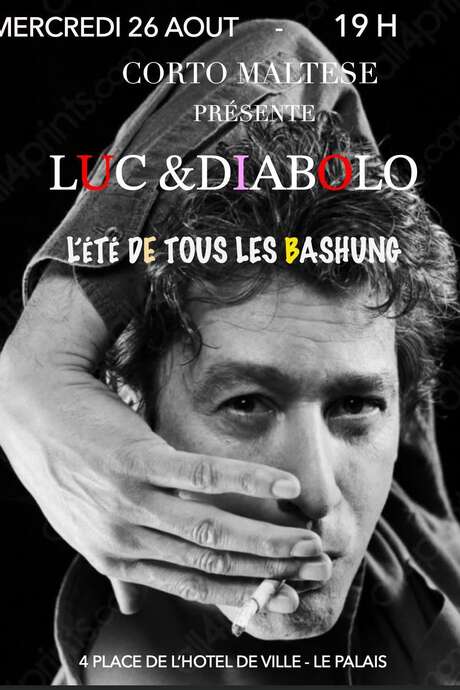 Concert : Luc & Diabolo "L'été de tous les Bashung"