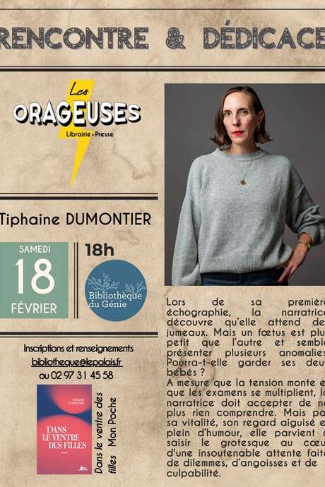 Rencontre et dédicace : Tiphaine Dumontier