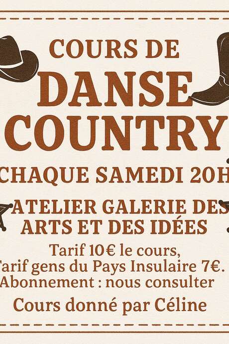 Cours de danse country