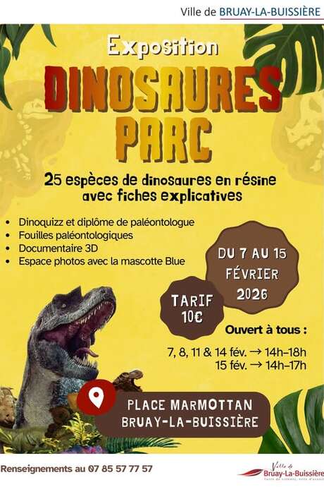 Exposition Dinosaures Parc