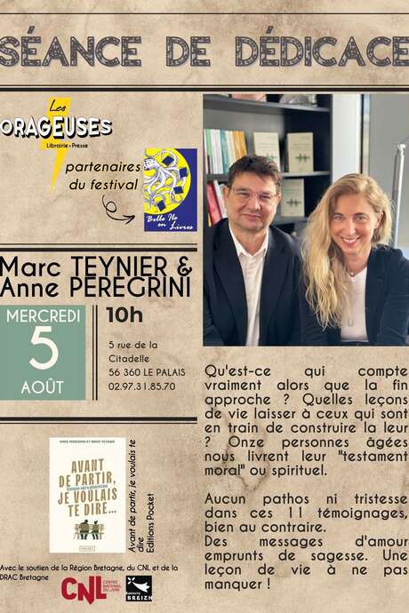 Séance de dédicace : Marc Teynier & Anne Peregrini