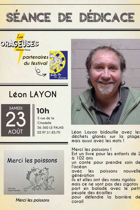 Séance de dédicace : Léon Layon Séance de dédicace : Léon Layon