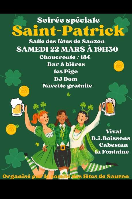 Soirée Spéciale Saint Patrick