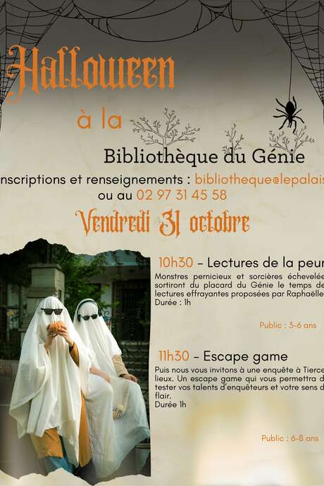 Halloween à la Bibliothèque du Génie